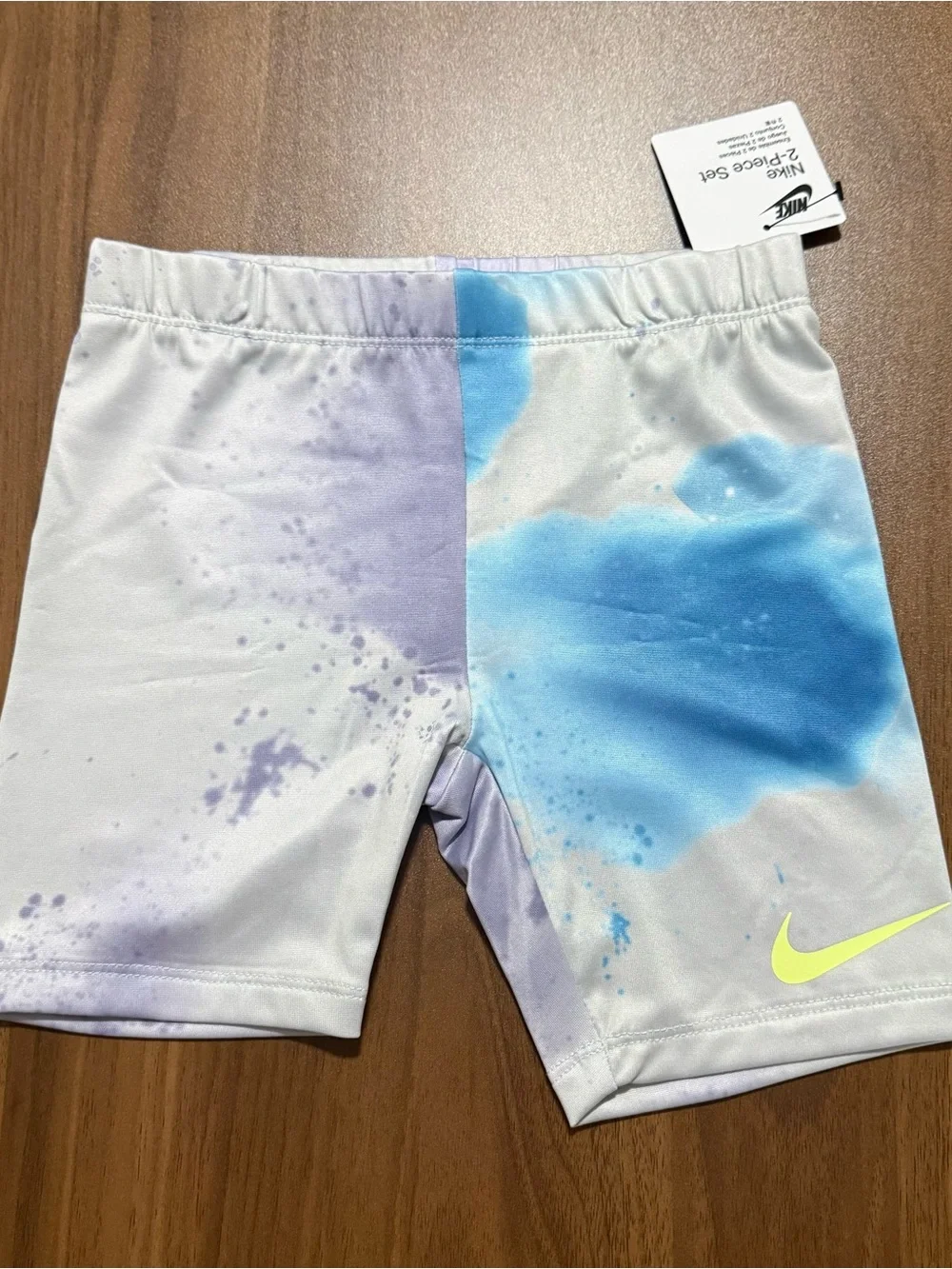 Nike Girls Grey Tank & Tie-Dye Shorts Set Size 5 NWT - Picture 6 of 8